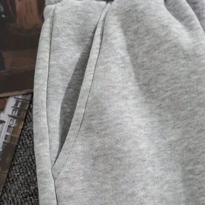 Sonbahar Yeni Erkek Eşofman Altı, Örme Elastik Bel Bağcıklı Jogger Pantolon, Harf Grafik Bask