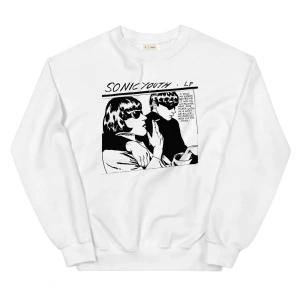 Sonic Youth Sweatshirt Beyaz