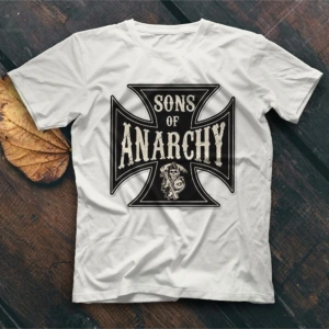Sons Of Anarchy Beyaz Unisex Tişört T-shirt