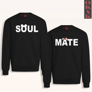 Soul Mate Ruh Eşi Tasarımlı Çift Sevgili Kombinleri Couple Clothing Yeni Sezon 2 Adet