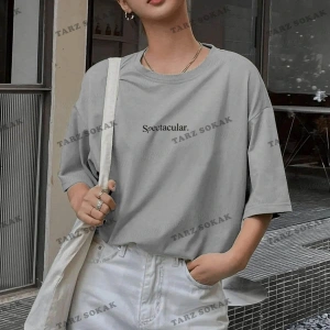 Spectacular Beyaz Oversize Salas Boyfriend Kadın