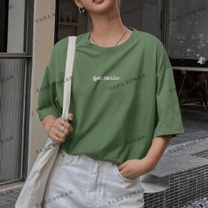 Spectacular Petrol Yeşili Oversize Salas Boyfriend Kadın