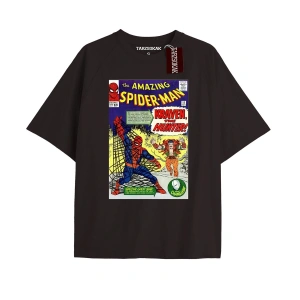Spider-Man Gazete baskı Model No Way Home Tshirt