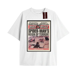 Spider-Man Gazete baskı Model No Way Home Tshirt