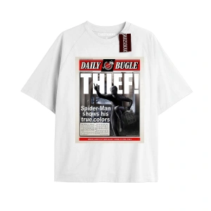 Spider-Man Gazete baskı Model No Way Home Tshirt