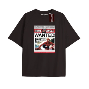 Spider-Man Gazete baskı Model No Way Home Tshirt