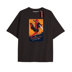 Spider-Man Gazete baskı Model No Way Home Tshirt