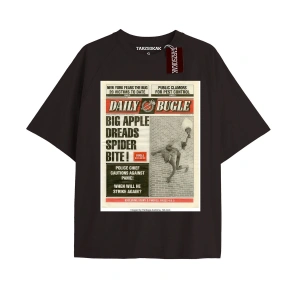 Spider-Man Gazete baskı Model No Way Home Tshirt