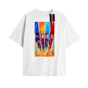 Spider-Man Gazete baskı Model No Way Home Tshirt