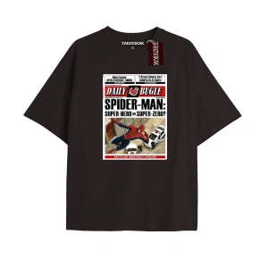 Spider-Man Gazete baskı Model No Way Home Tshirt