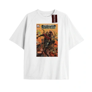 Spider-Man Gazete baskı Model No Way Home Tshirt