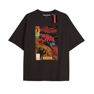 Spider-Man Gazete baskı Model No Way Home Tshirt