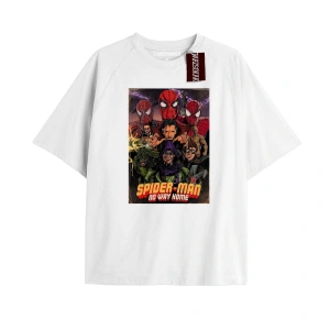 Spider-Man Gazete baskı Model No Way Home Tshirt