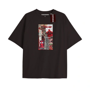 Spider-Man Gazete baskı Model No Way Home Tshirt