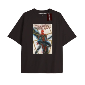 Spider-Man Gazete baskı Model No Way Home Tshirt