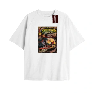 Spider-Man Gazete baskı Model No Way Home Tshirt