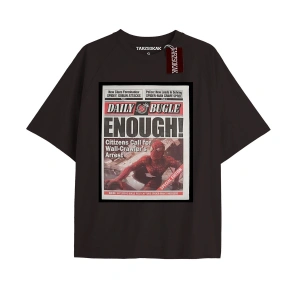 Spider-Man Gazete baskı Model No Way Home Tshirt