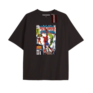 Spider-Man Gazete baskı Model No Way Home Tshirt