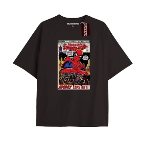 Spider-Man Gazete baskı Model No Way Home Tshirt