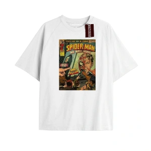 Spider-Man Gazete baskı Model No Way Home Tshirt