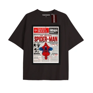 Spider-Man Gazete baskı Model No Way Home Tshirt