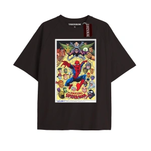 Spider-Man Gazete baskı Model No Way Home Tshirt