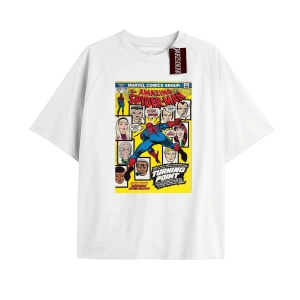 Spider-Man Gazete baskı Model No Way Home Tshirt