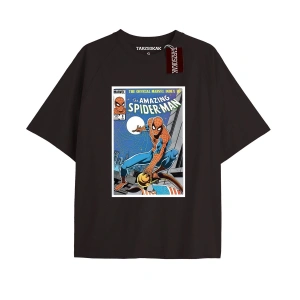 Spider-Man Gazete baskı Model No Way Home Tshirt