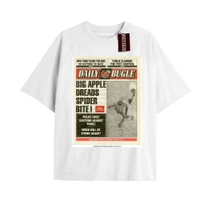 Spider-Man Gazete baskı Model No Way Home Tshirt