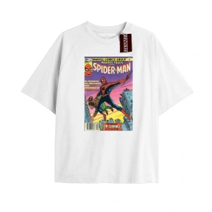 Spider-Man Gazete baskı Model No Way Home Tshirt