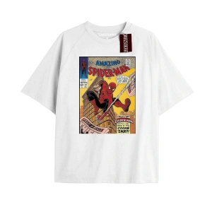 Spider-Man Gazete baskı Model No Way Home Tshirt