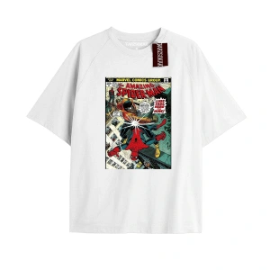 Spider-Man Gazete baskı Model No Way Home Tshirt