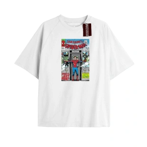 Spider-Man Gazete baskı Model No Way Home Tshirt