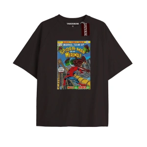 Spider-Man Gazete baskı Model No Way Home Tshirt