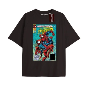 Spider-Man Gazete baskı Model No Way Home Tshirt