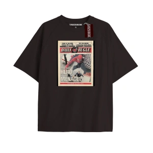 Spider-Man Gazete baskı Model No Way Home Tshirt