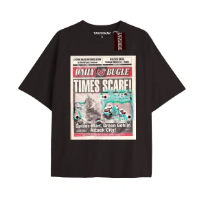 Spider-Man Gazete baskı Model No Way Home Tshirt