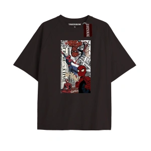 Spider-Man Gazete baskı Model No Way Home Tshirt