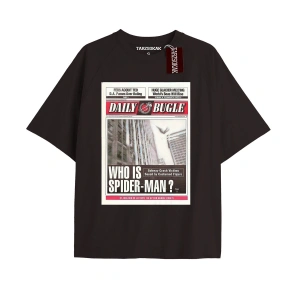 Spider-Man Gazete baskı Model No Way Home Tshirt