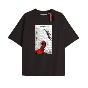 Spider-Man Gazete baskı Model No Way Home Tshirt