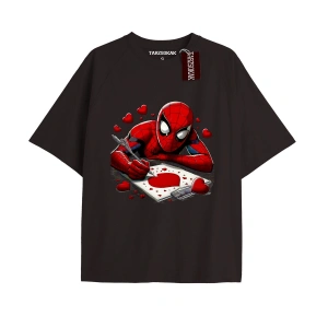 Spider-Man Gazete baskı Model No Way Home Tshirt