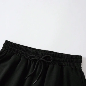 Spider Web & Heart Print Drawstring Waist Şort