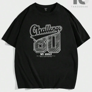 Spority Erkek Yazılı Baskılı Yuvarlak Yaka Kısa Kollu Tişört