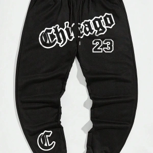 Sporsity Letter Graphic Drawstring Eşofman Altı