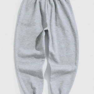 Sporsity Letter Graphic Slant Pocket Eşofman Altı