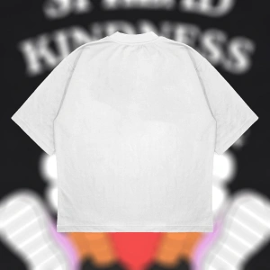 Spread Kindness Oversize Unisex Pamuklu Nefes Alan Kalın Kumaşlı