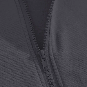 Star Kadın Bağcıklı Düz Renk Patchwork Uzun Kollu Ön Fermuarlı Cep Kapüşonlu Sweatshirt, Model 5182