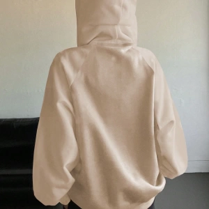 Star Kadın Sonbahar/Kış Mektup Baskılı Fermuarlı Bağcıklı Kapüşonlu Sweatshirt Model 5181