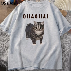 Starvalley vadisi uyku kedi Sploot grafik T shirt erkekler rahat komik kısa kollu tişört Unis 2907