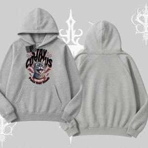 Stay Curious Kedi Baskılı Kapşonlu Sweatshirt